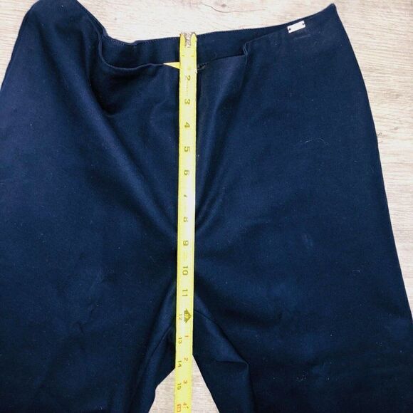 St. John Yellow Label Navy Women’s Pants Stretch Straight Leg Size 10 - Picture 11 of 13